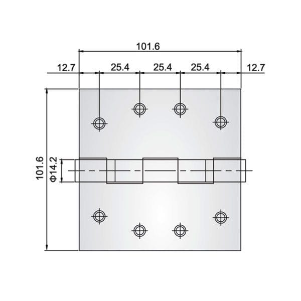 Bản lề lá HY-3044B - Ảnh 2